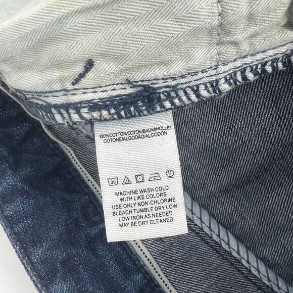 Free People Distressed Denim Cut-Off Shorts Size 29 - Picture 4 of 6